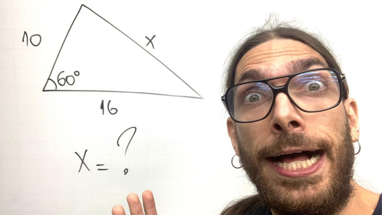 Lei dos Cossenos! A maioria não lembra dessa ferramenta da Geometria Plana!