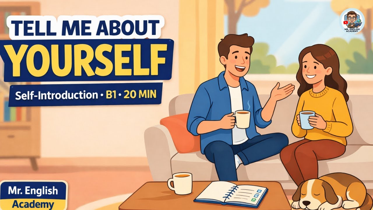 How to Introduce Yourself in English — Learn English Podcast (A1-B1 Practice) | Mr. English Academy