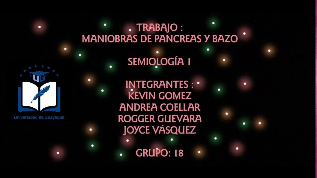 Maniobras de palpación de Páncreas