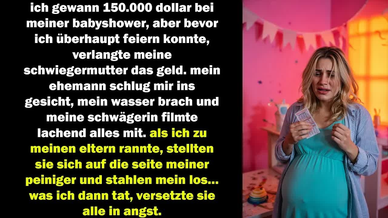 sie stahlen mein $150k lotterielos nach der babyshower doch was ich dann tat, ließ sie alle zitt