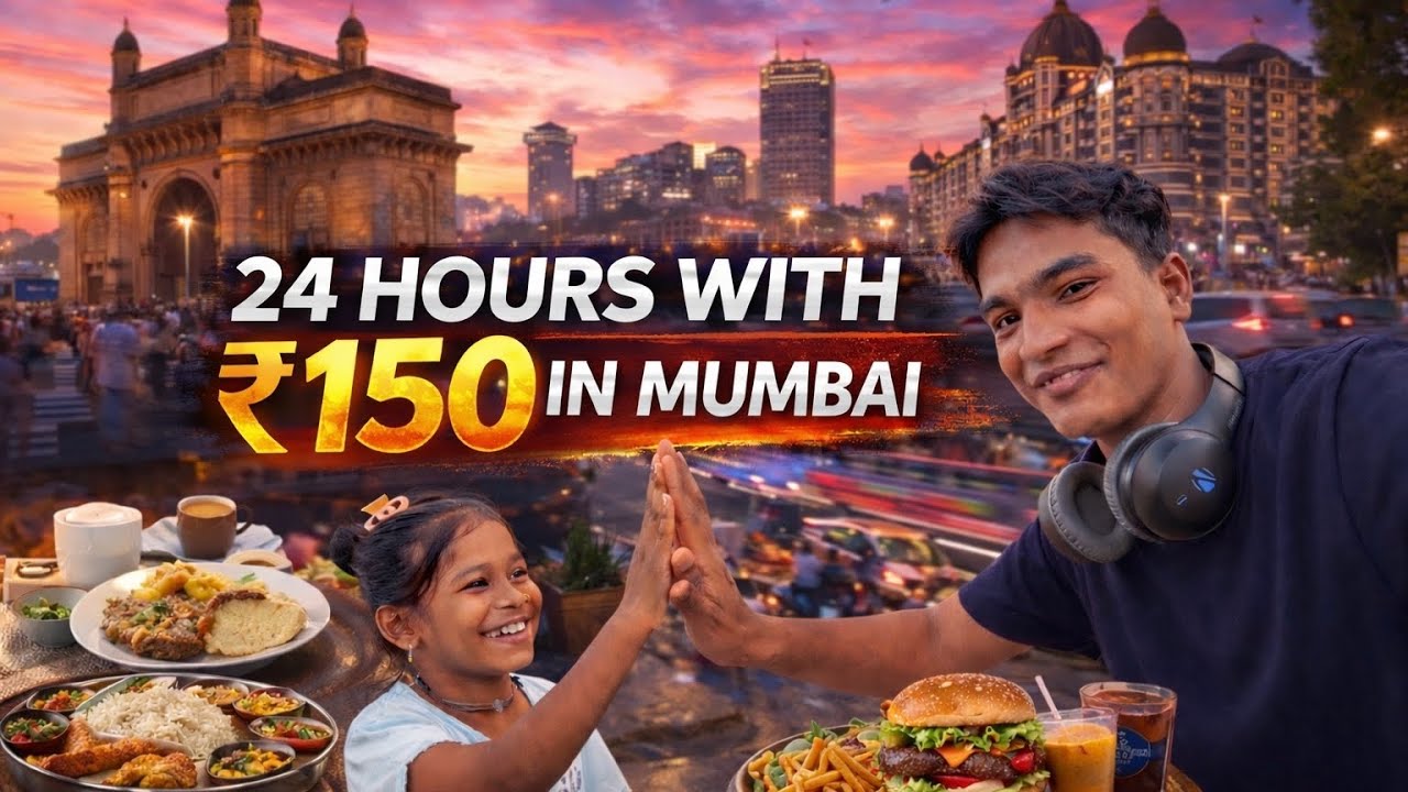 Living on Rs 150 for 24 Hours in Mumbai 🤯