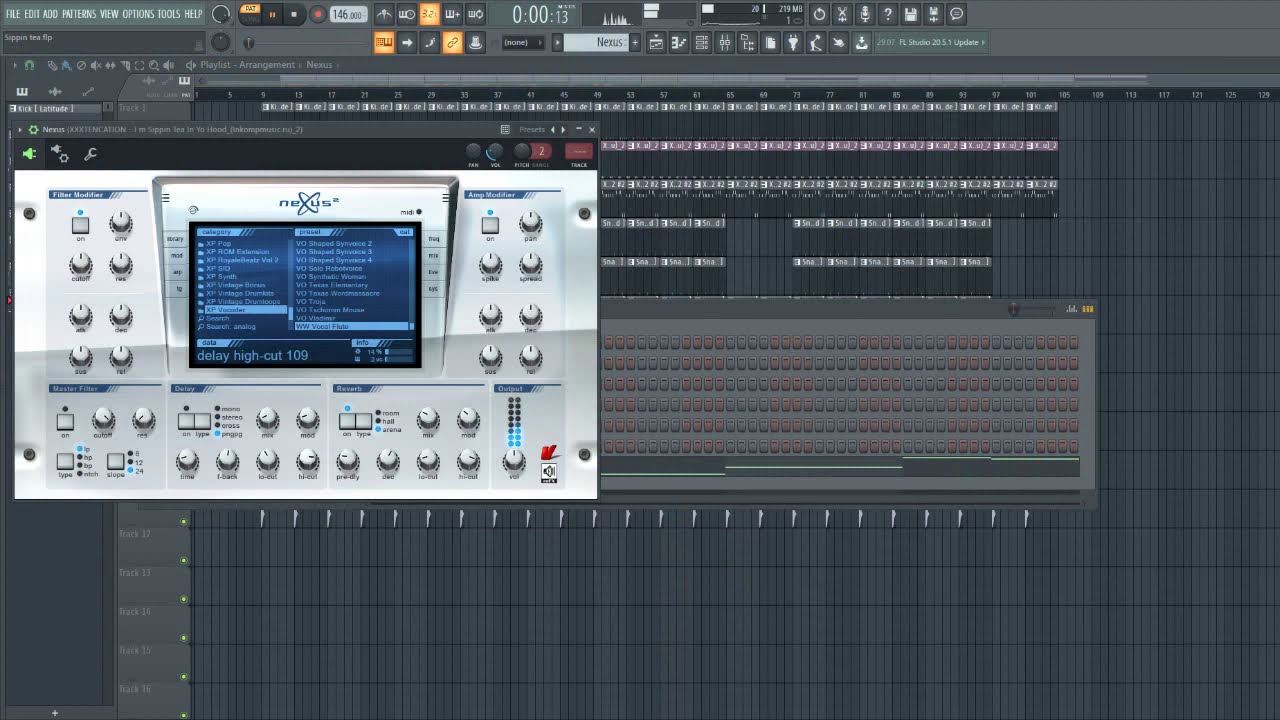 (FLP)XXXTENTACION - #ImSippinTeaInYoHood(Instrumental Remake)