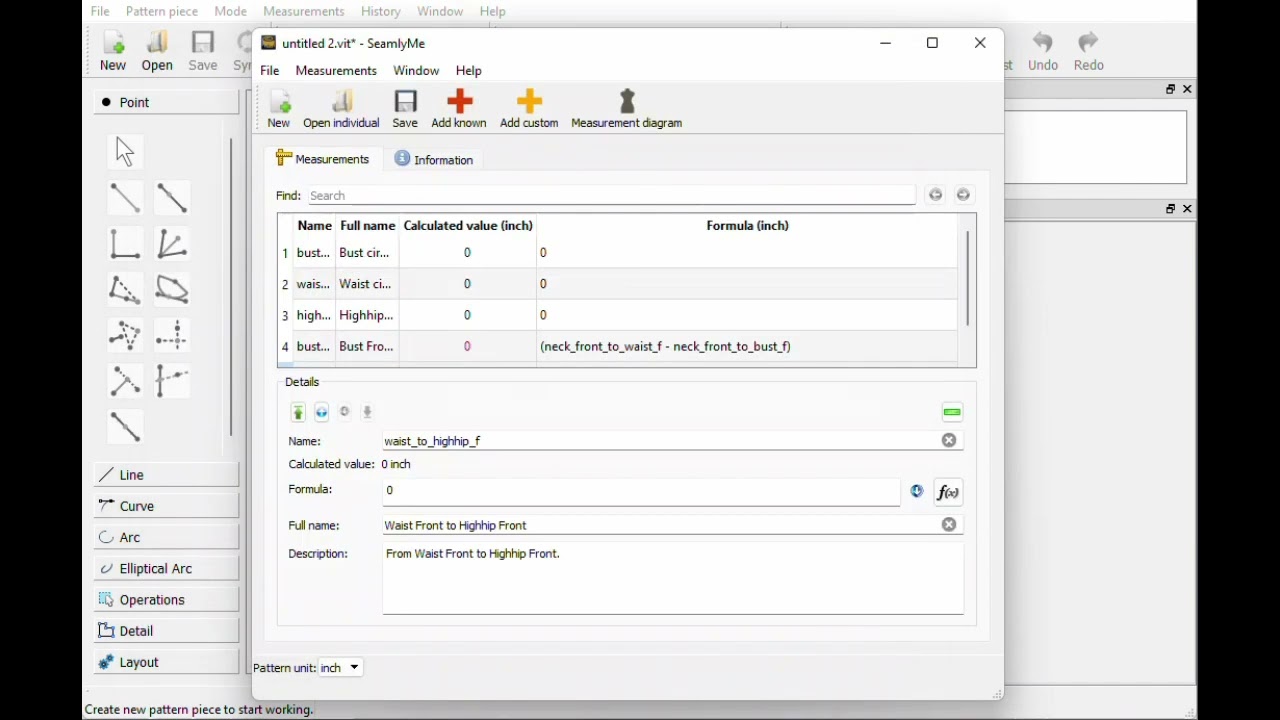 Video 4: How to add custom measurements to CAD sewing patterns Seamly2D