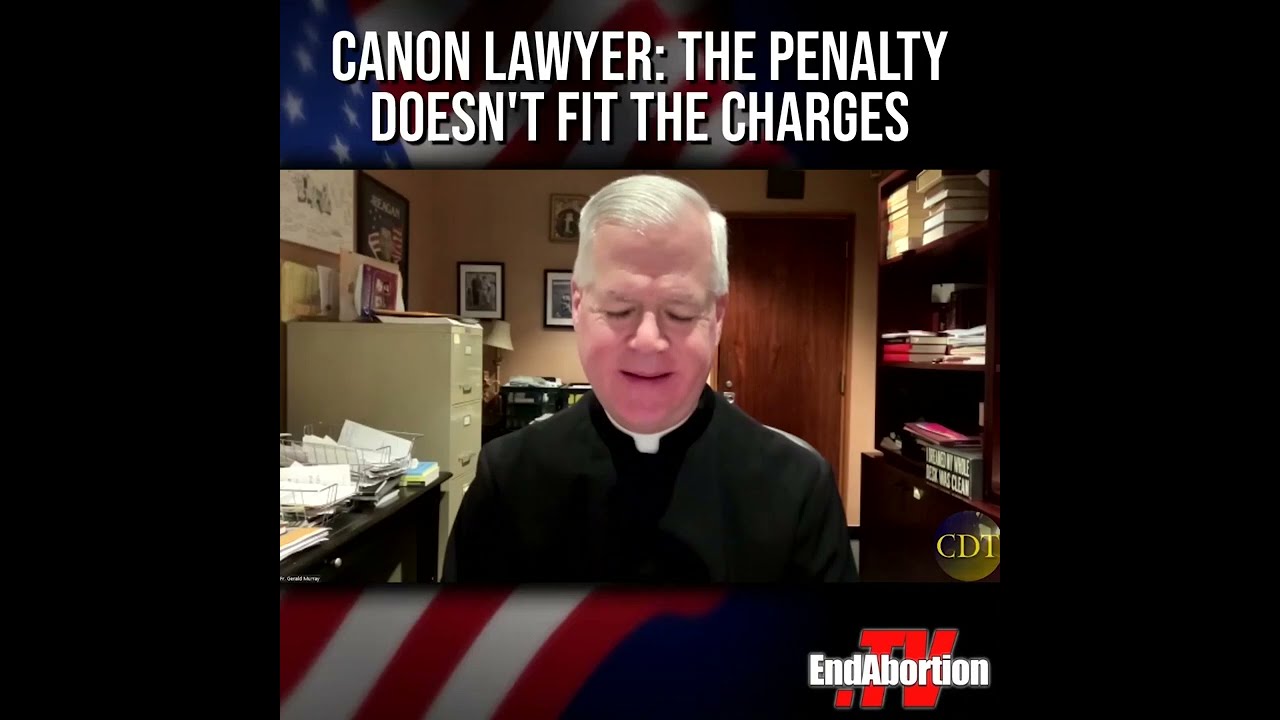 Renowned Canon Lawyer speaks about canon law and how it applies to me.