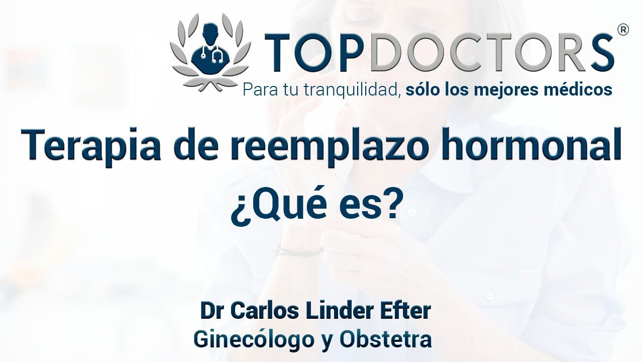 &iquest;Qu&eacute; es la terapia de reemplazo hormonal? Todo lo que debes saber