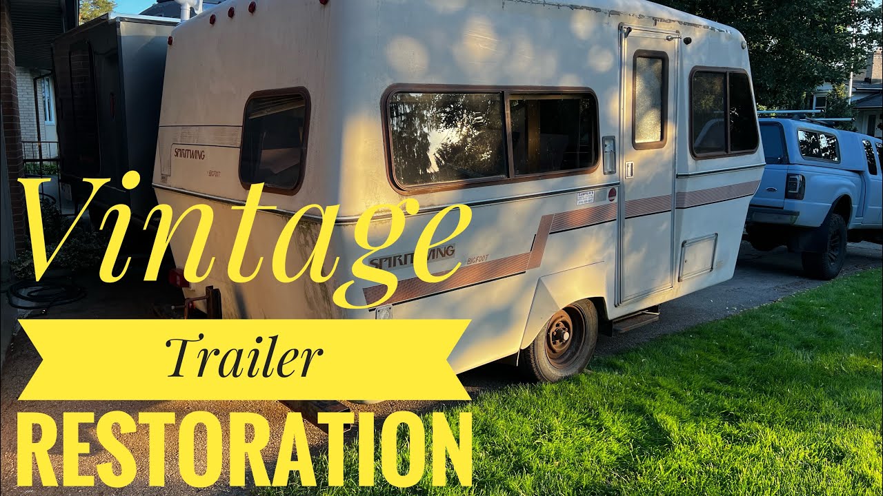 1983 17' Bigfoot Fiberglass Trailer- Full Rebuild Part 1