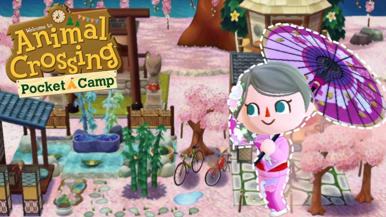 Animal Crossing Pocket Camp: Speed Build//JAPANESE THEMED CAMPSITE//Gameplay
