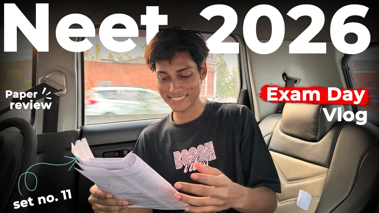 NEET 2026 Exam Day Vlog || Expected score❓