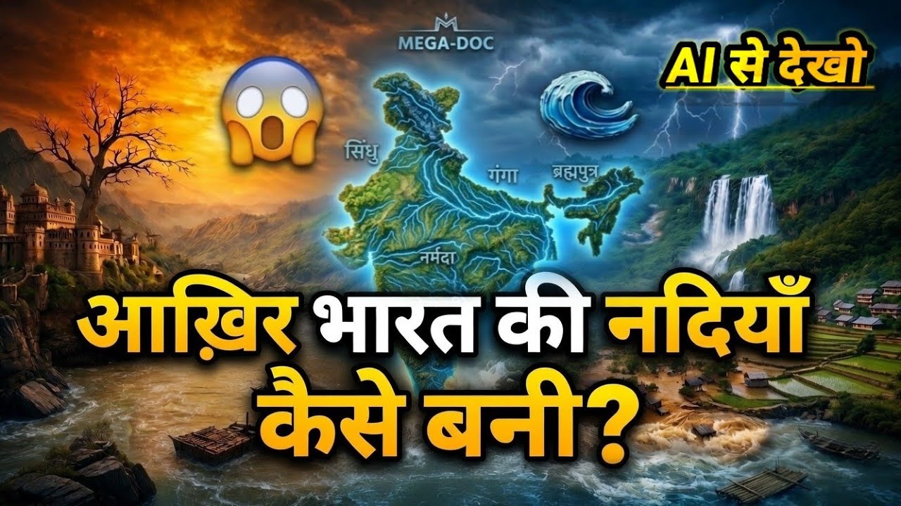भारत की नदियाँ Explained | गंगा, सिंधु, ब्रह्मपुत्र का पूरा सच | Indian Rivers Documentary