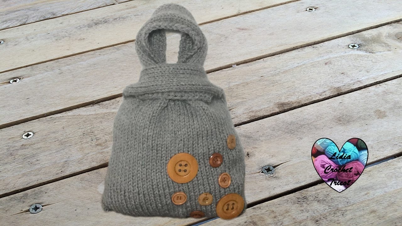 Sac Japonais au tricot / Japanese bag knitting (english subtitles)