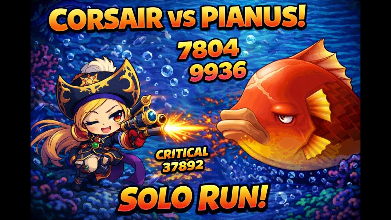 Corsair vs Pianus – Solo Run | MapleStory Classic (Artale)