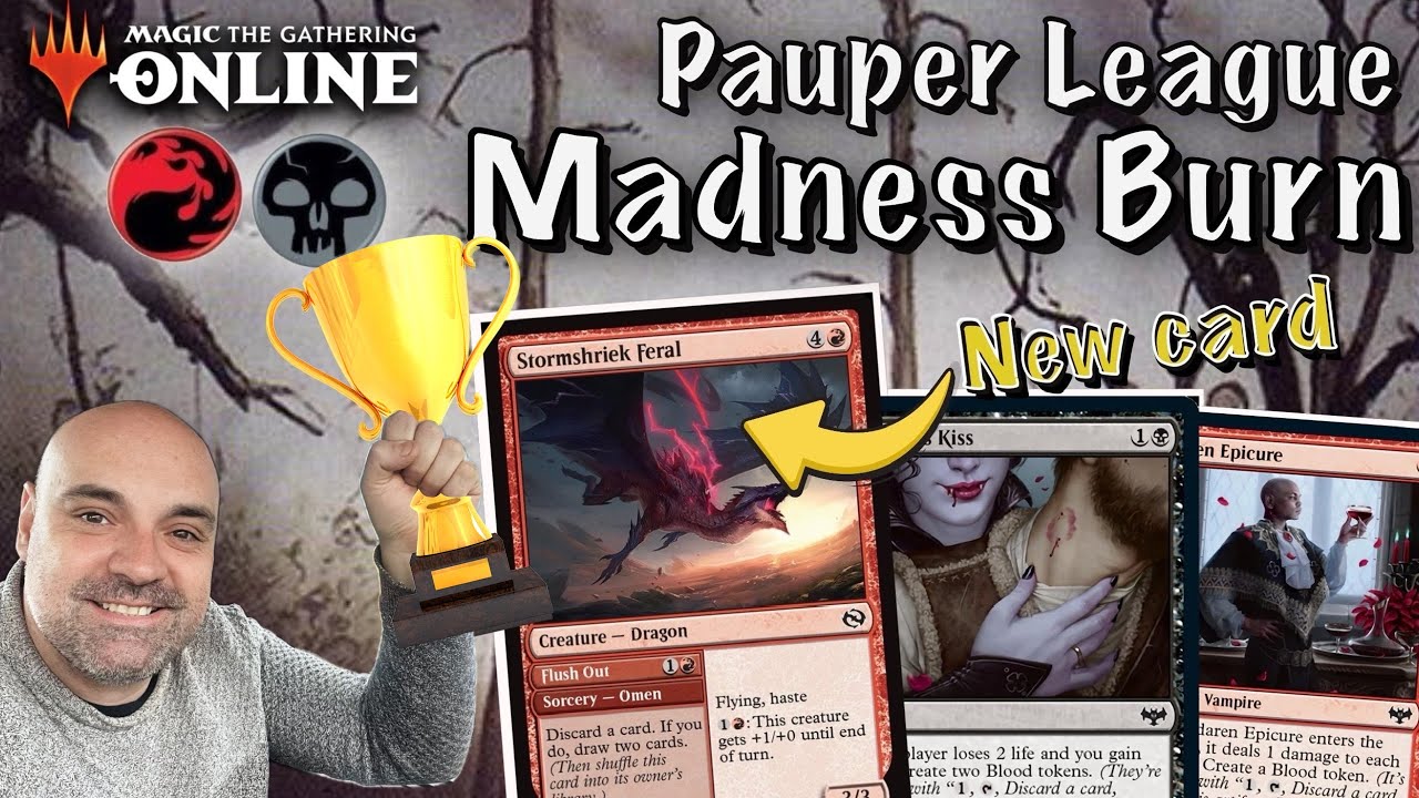 🔥 5-0 🏆 with Madness Burn | Pauper League – Solid and Spicy Burn List