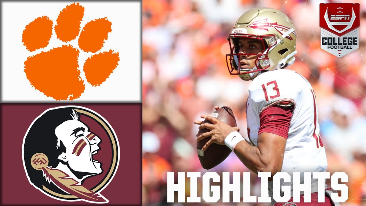 Florida State Seminoles против Clemson Tigers | Полные обзоры матча