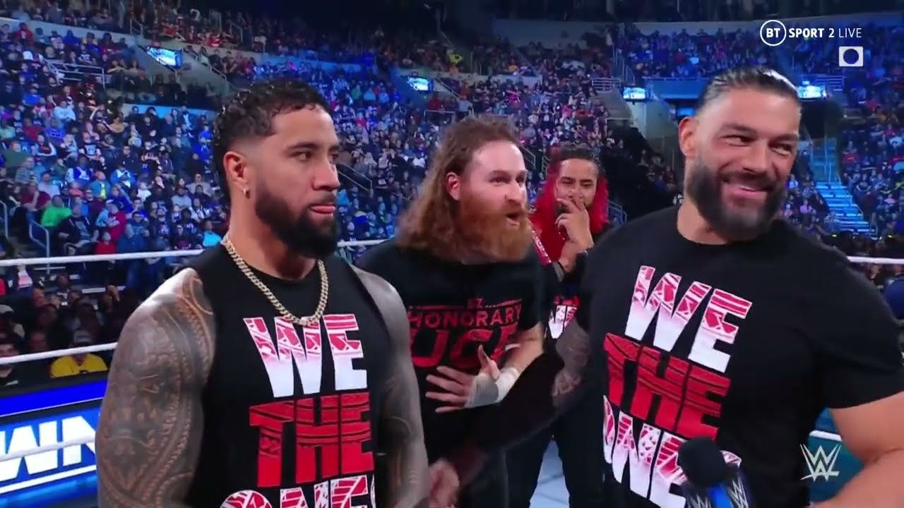 Sami Zayn breaks Roman Reigns and The Bloodline! 😂 WWE SmackDown, October 28 2022