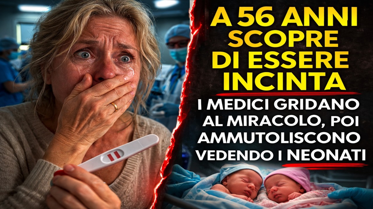 A 56 ANNI SCOPRE DI ESSERE INCINTA. I MEDICI GRIDANO AL MIRACOLO, POI AMMUTOLISCONO VEDENDO I NEONA