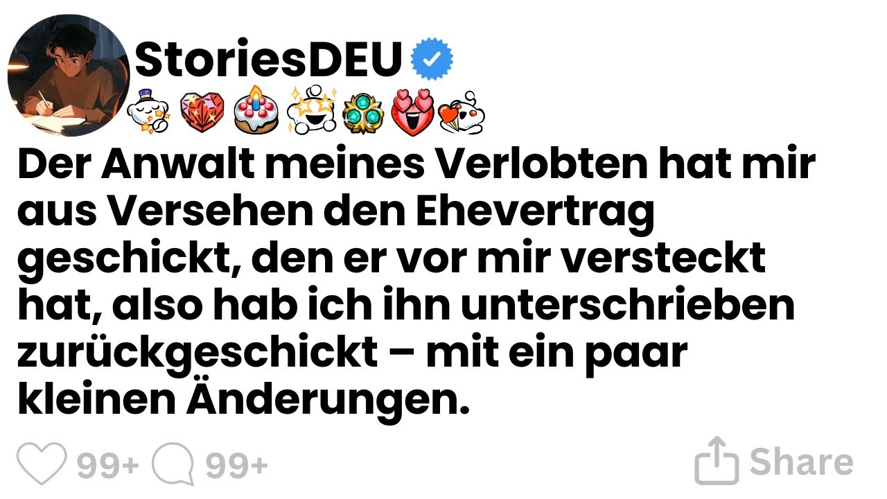 Der Anwalt meines Verlobten hat mir aus Versehen den Ehevertrag geschickt, den er vor mir versteckt.