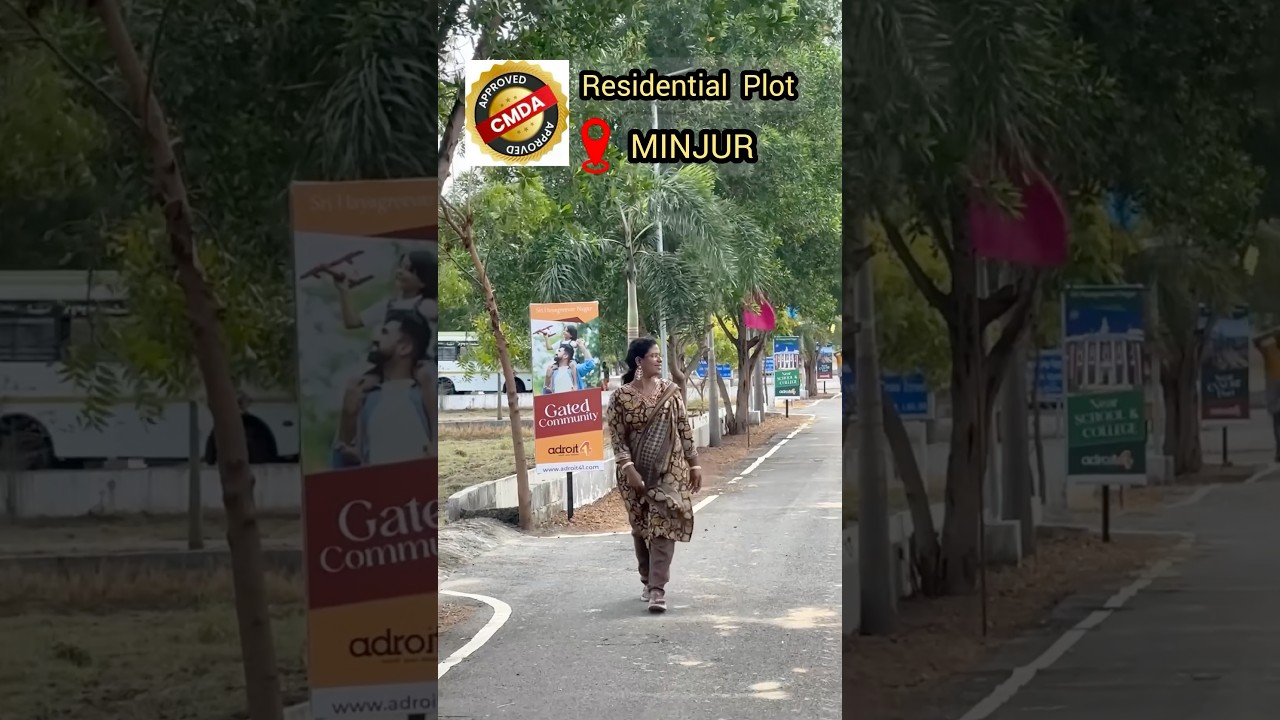 CMDA Approved Residential Plot in Minjur/Budget Plot in Chennai#sale#plot#property#chennai#invest