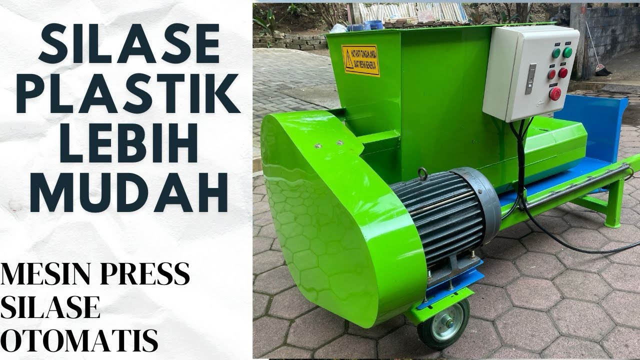 Mesin pres silase Plastik | lebih efisien waktu #mesinpressilase#mesinpressrumput
