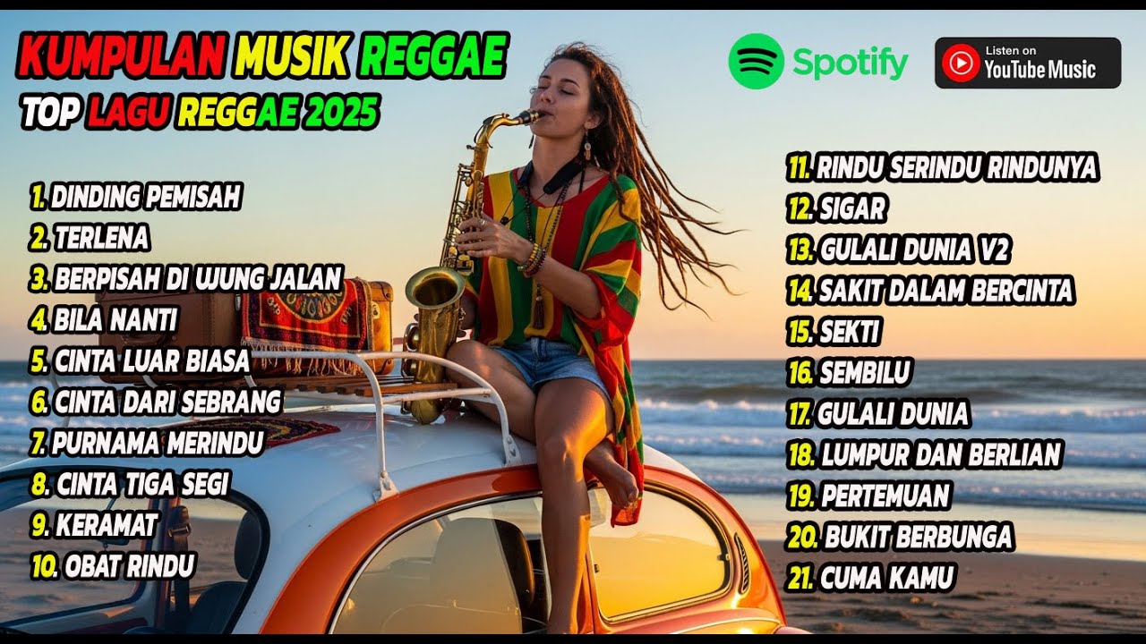 ☕ Putar Sambil Ngopi! Lagu Indonesia Versi Reggae Paling Adem Saat Ini | Spotify