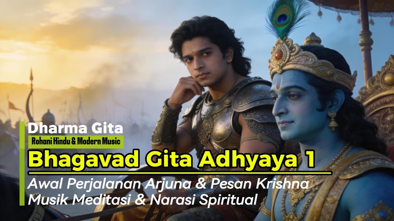 Bhagavad Gita Adhyaya 1 – Arjuna Vishada Yoga: Kebingungan Arjuna di Medan Kurukshetra | Dharma Gita