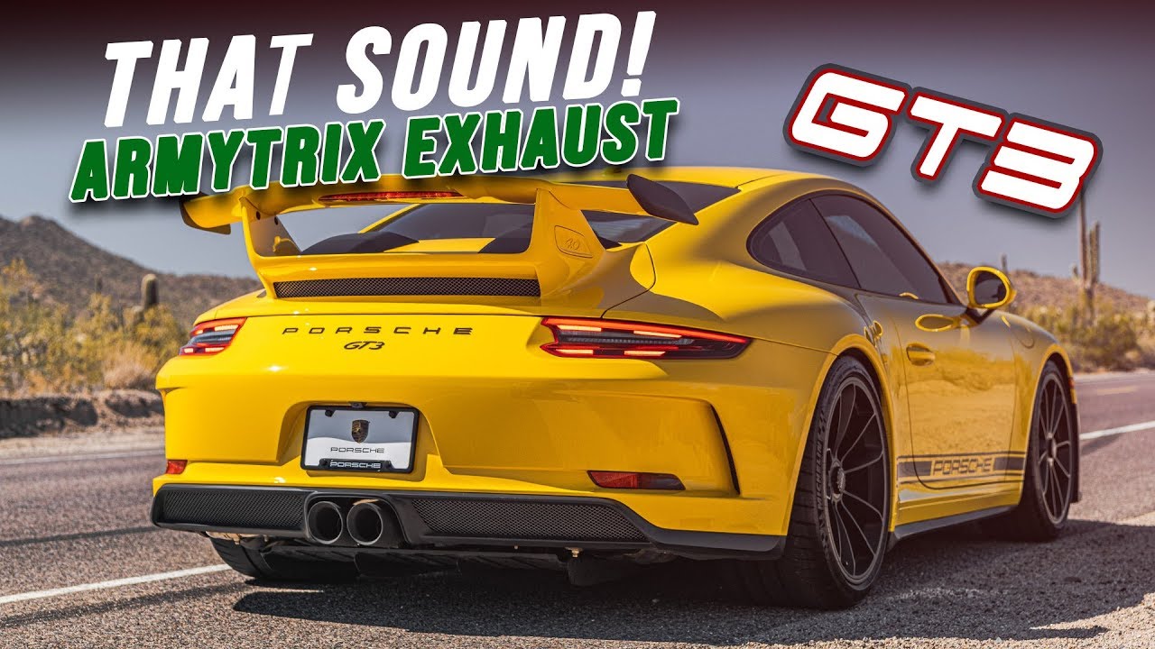 We Made the Porsche GT3 Sound Incredible!! Armytrix Valvetronic Exhaust Installed!