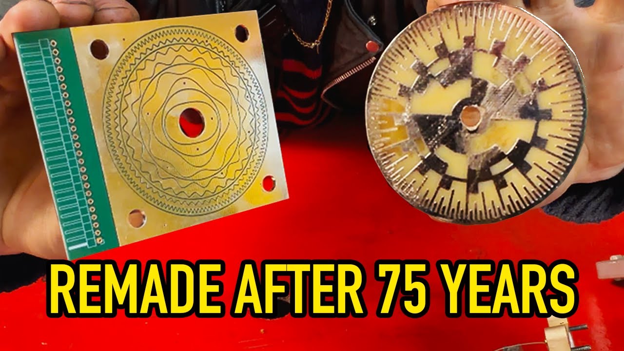 RE MAKING Rare Tone Wheels From A HIGH Voltage Church Organ #YTMakersSecretSanta