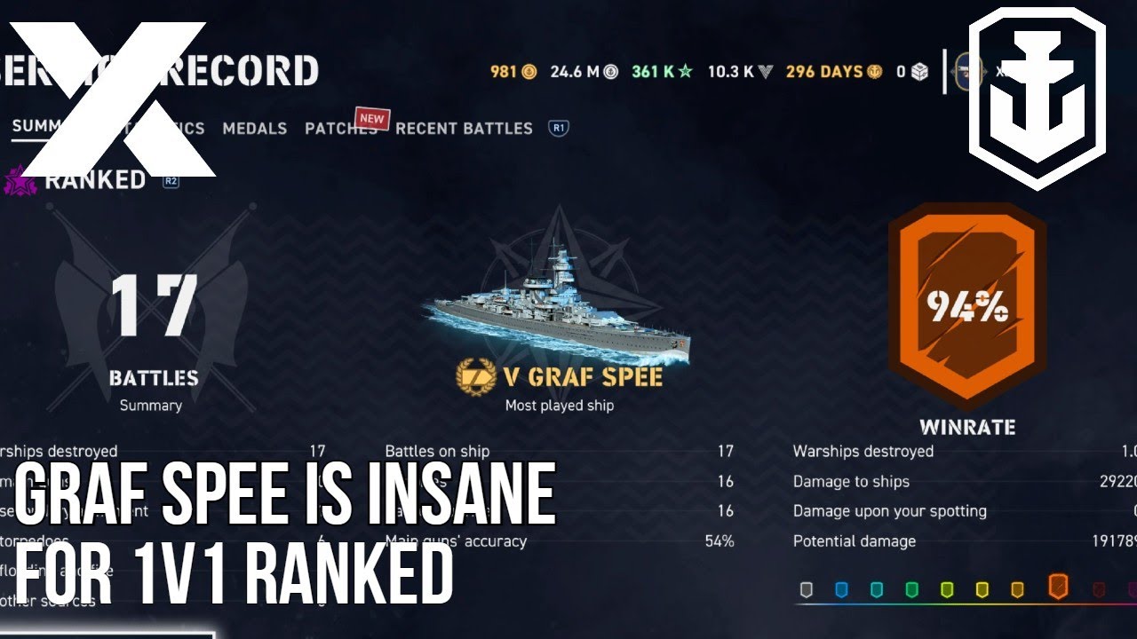 Graf Spee is Just Unfair | World of Warships: Legends
