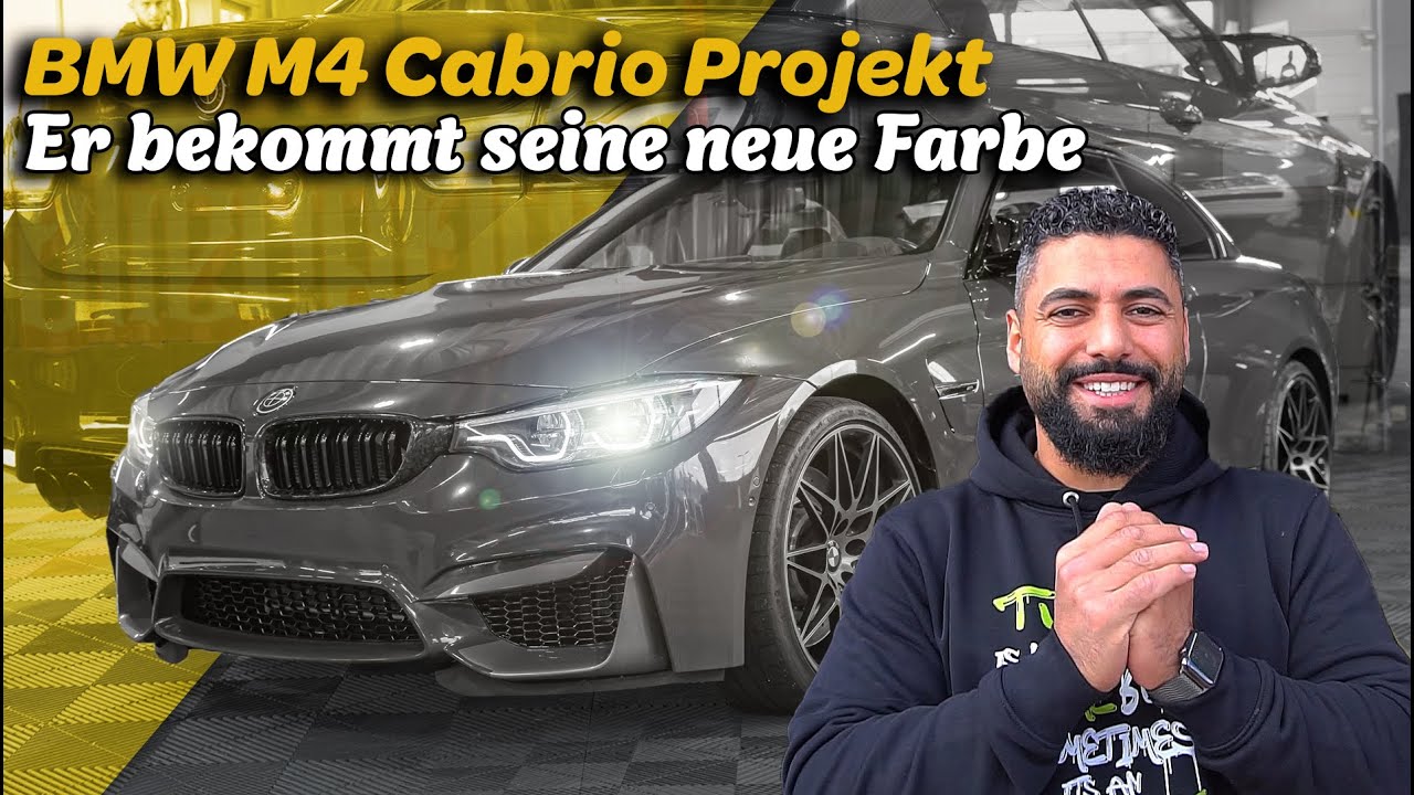 BMW M4 Cabrio Projekt - Er bekommt seine neue Farbe