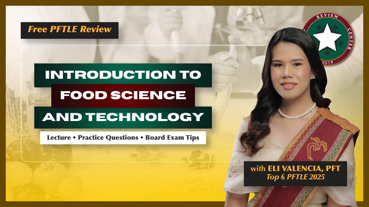 [PFTLE] Introduction to Food Science and Technology | Free PFTLE 2026 Review | Upstep Review Center
