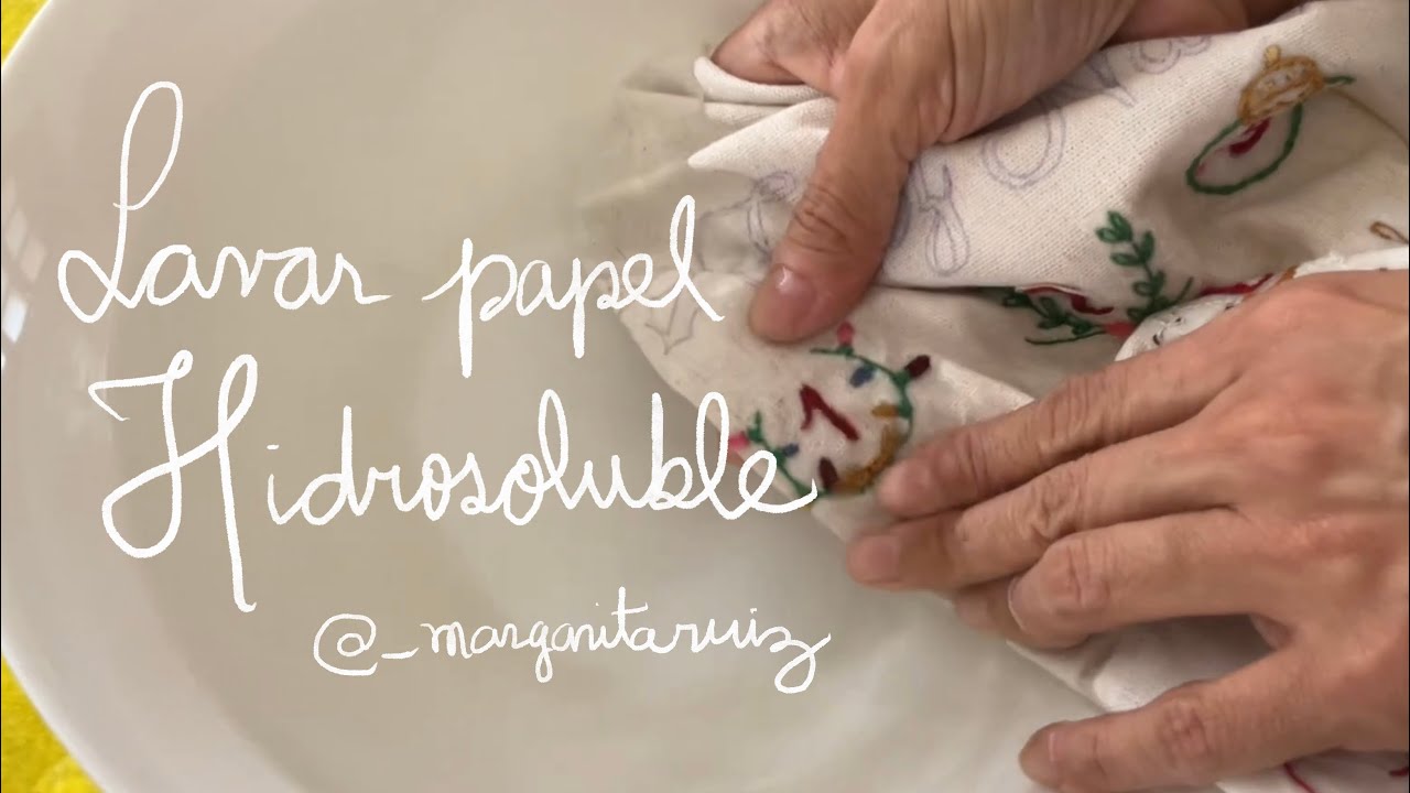 Lavar Papel Hidrosoluble 