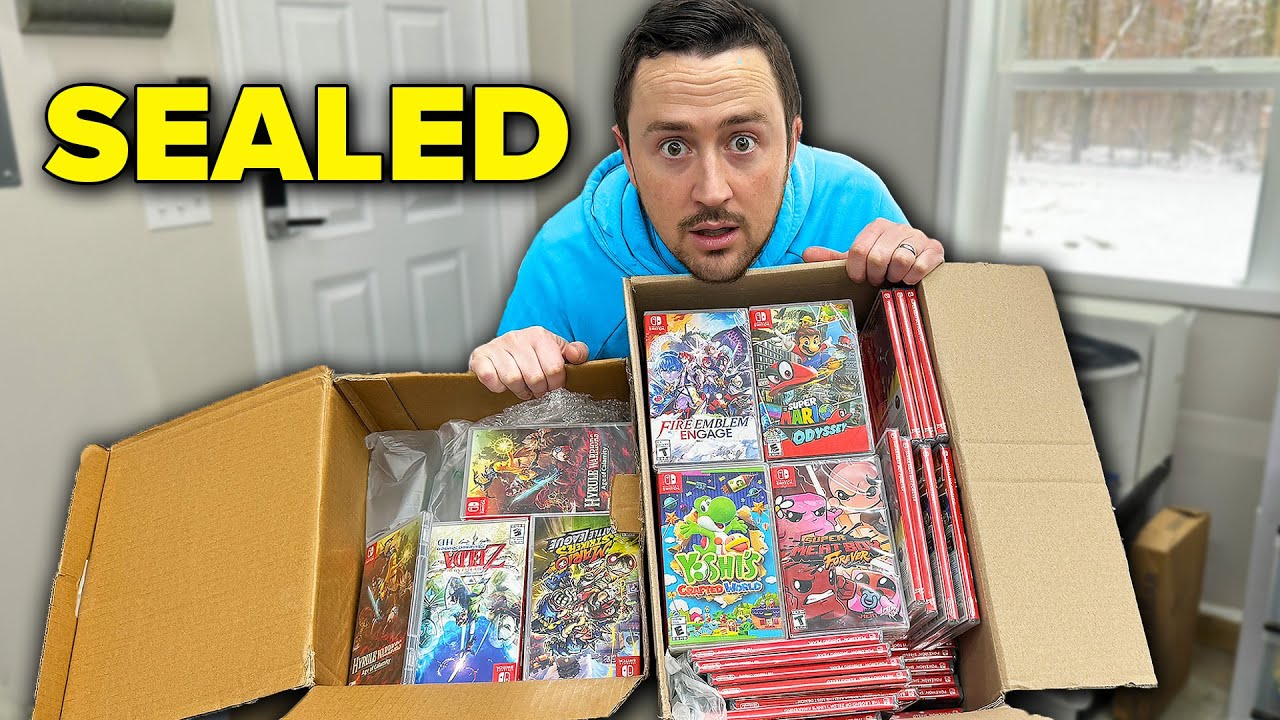 Someone Sent Me 400 SEALED Switch Games...?!