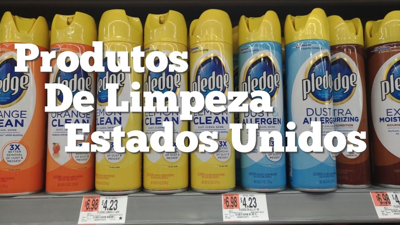 PRODUTOS DE LIMPEZA NOS ESTADOS UNIDOS. SUPERMERCADO WALMART