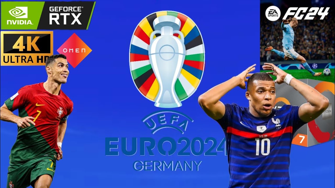 UEFAEURO Officialtrailer Fc24 // new gaming laptop #omen performance @easportsfc #fc24 #hpvictus