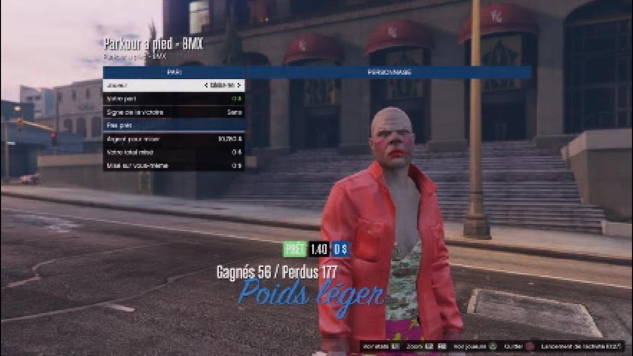 Parkour avec un perso moche (clecana rage)