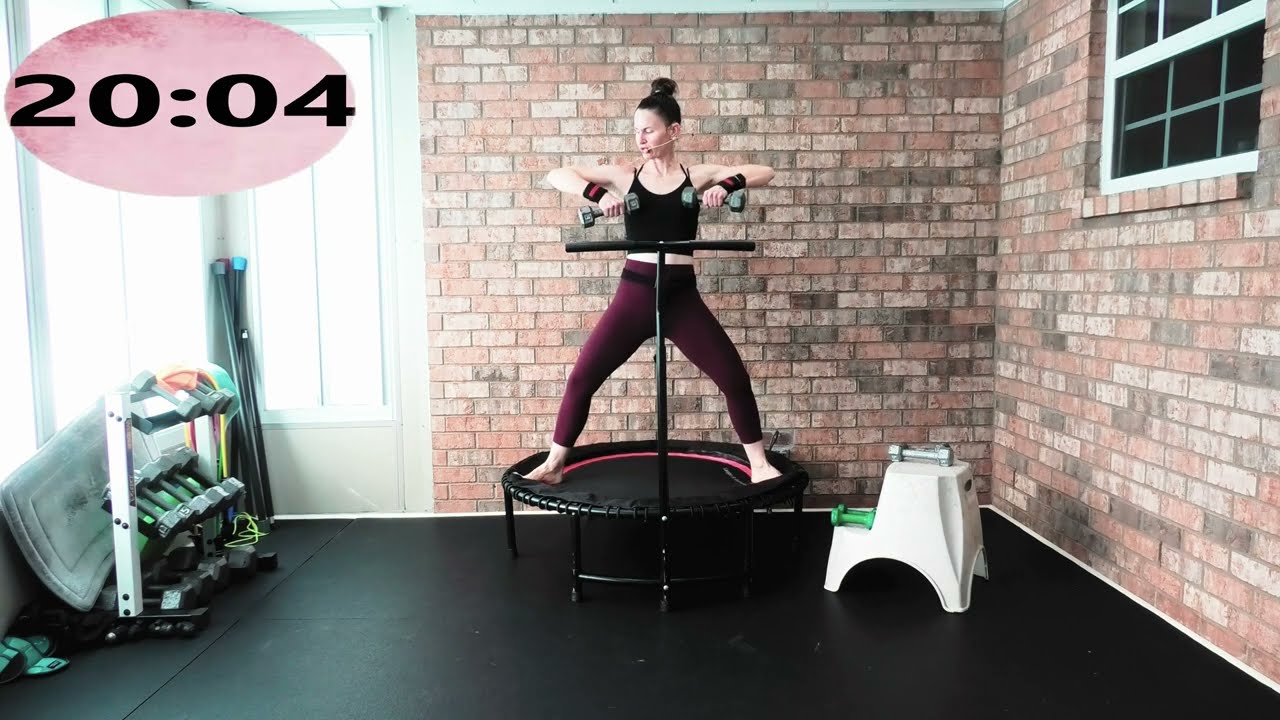 Rebounding Strength Workout | Full Body Toning & Muscle Sculpt on the Mini Trampoline