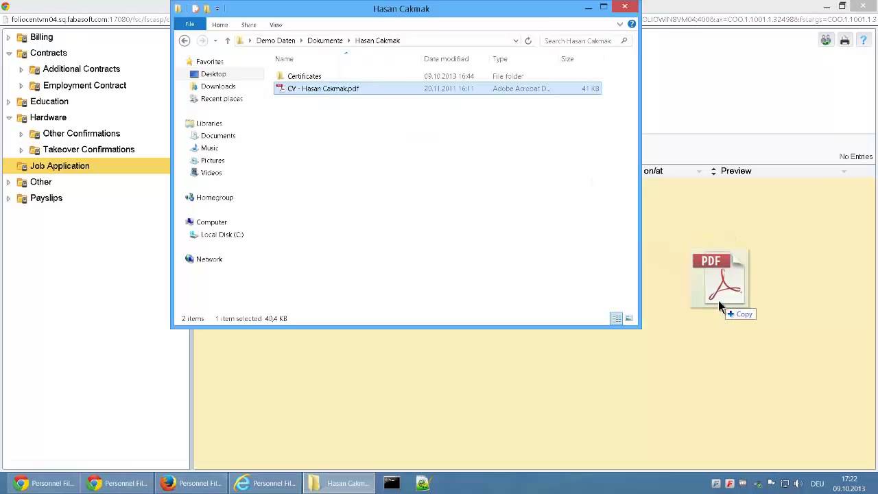 Fabasoft Folio Tutorial Video: Digital Personnel Files
