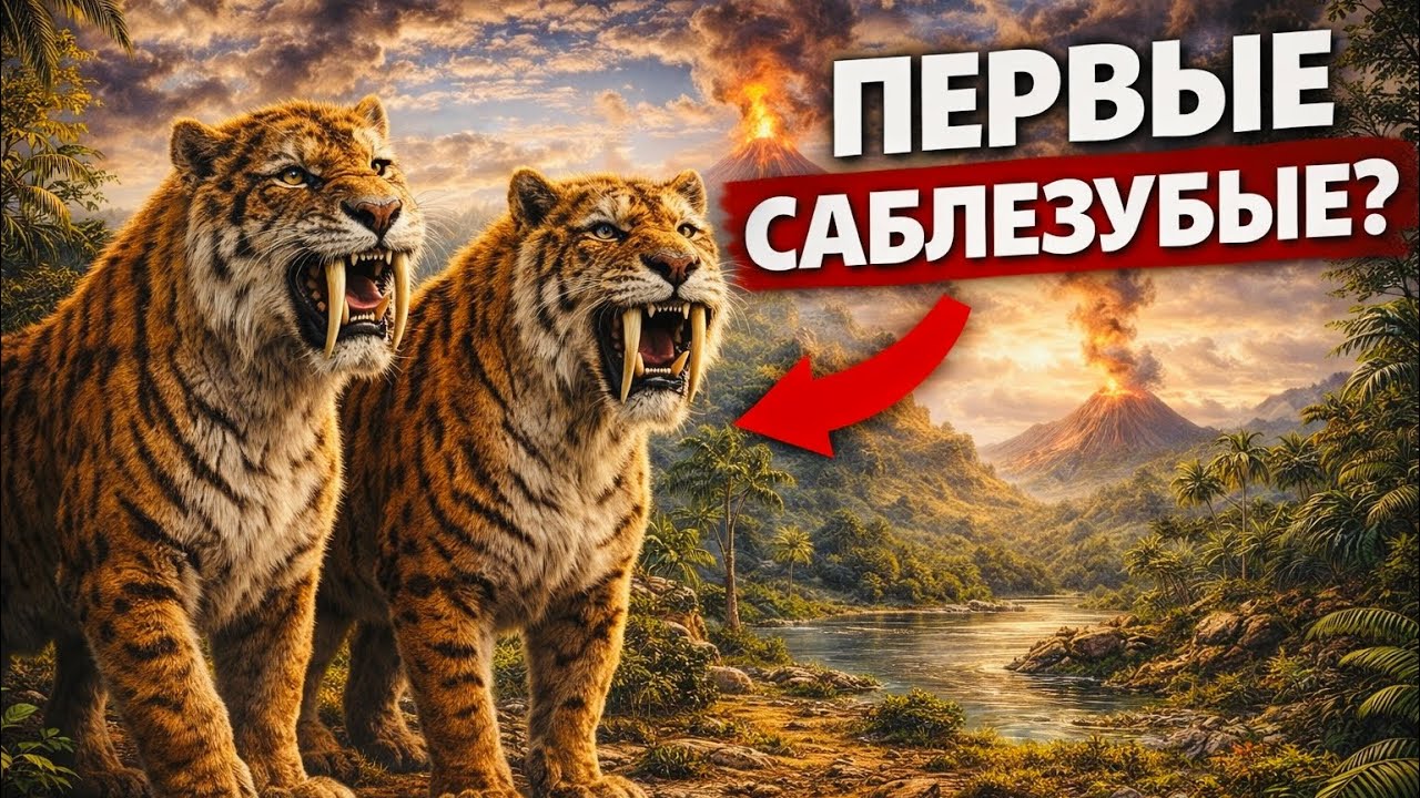Как Появились ПЕРВЫЕ САБЛЕЗУБЫЕ ? Эоцен | Документальный Фильм Для Сна |