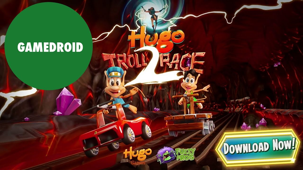 Hugo Troll Race 2 (By  Hugo Games A/S) Android WalkThrough Gameplay Trailer HD