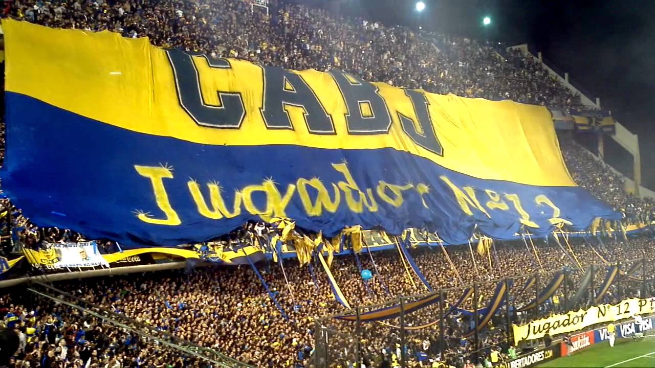 Boca 1 - 1 Corinthians - Recibimiento en la bombonera (Salida de Boca, fuegos artificiales y la 12)