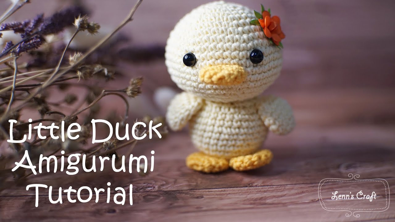 CARA MEMBUAT AMIGURUMI BEBEK UNTUK PEMULA- TUTORIAL MUDAH AMIGURUMI- TUTORIAL AMIGURUMI DUCK