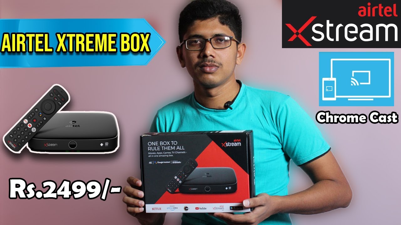 Airtel Xtreme Box - Unboxing ( 2021 ) | Normal TV to Android TV | Chromecast | In Tamil | Gaming