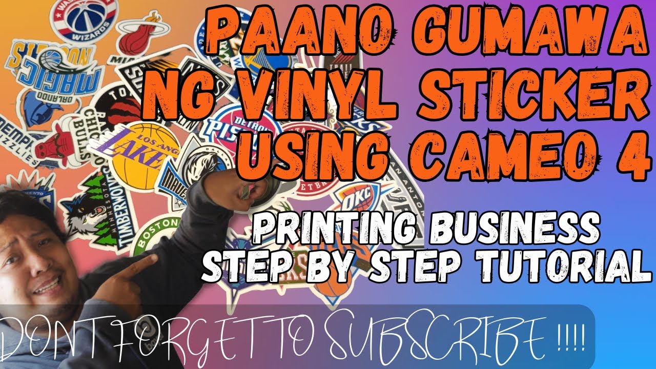 HOW TO MAKE STICKERS USING CAMEO 4 |LAYOUT |PRINTING |LAMINATE |CUTTING |PRINTING BUSINESS