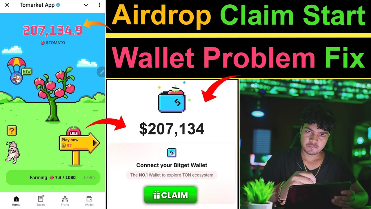 Tomarket Airdrop Claim🍅 Tomarket Wallet Verification Failed | Tomarket Bitget Wallet Connect Problem