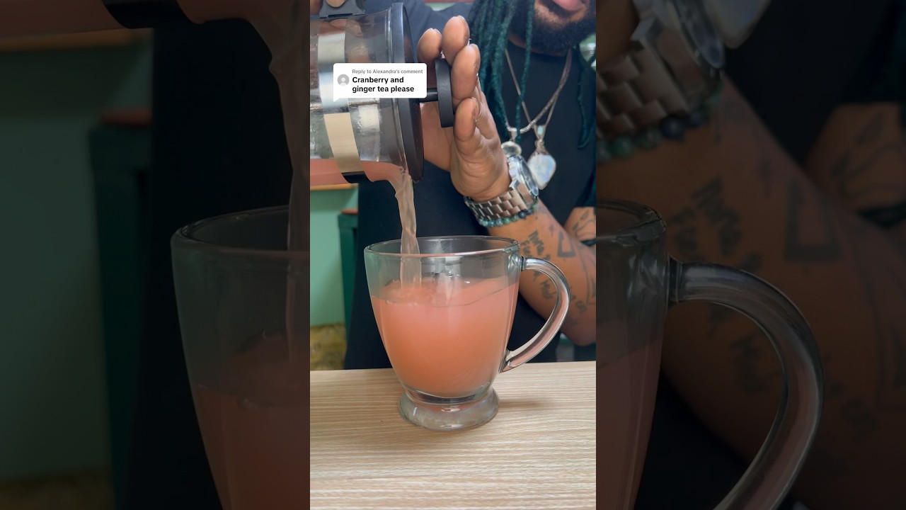 Cranberry Ginger Tea 🫖