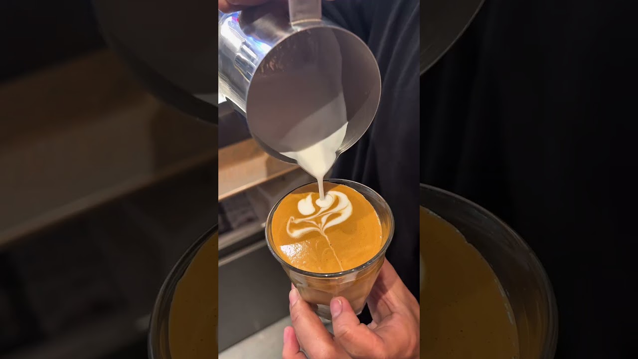 Random Latte art 🌿✨🌹