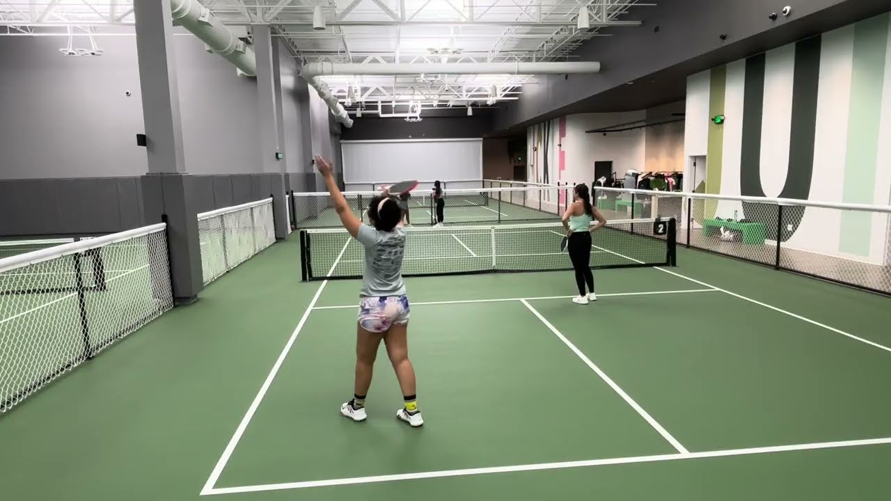Cross Court League Team Practice Game 4