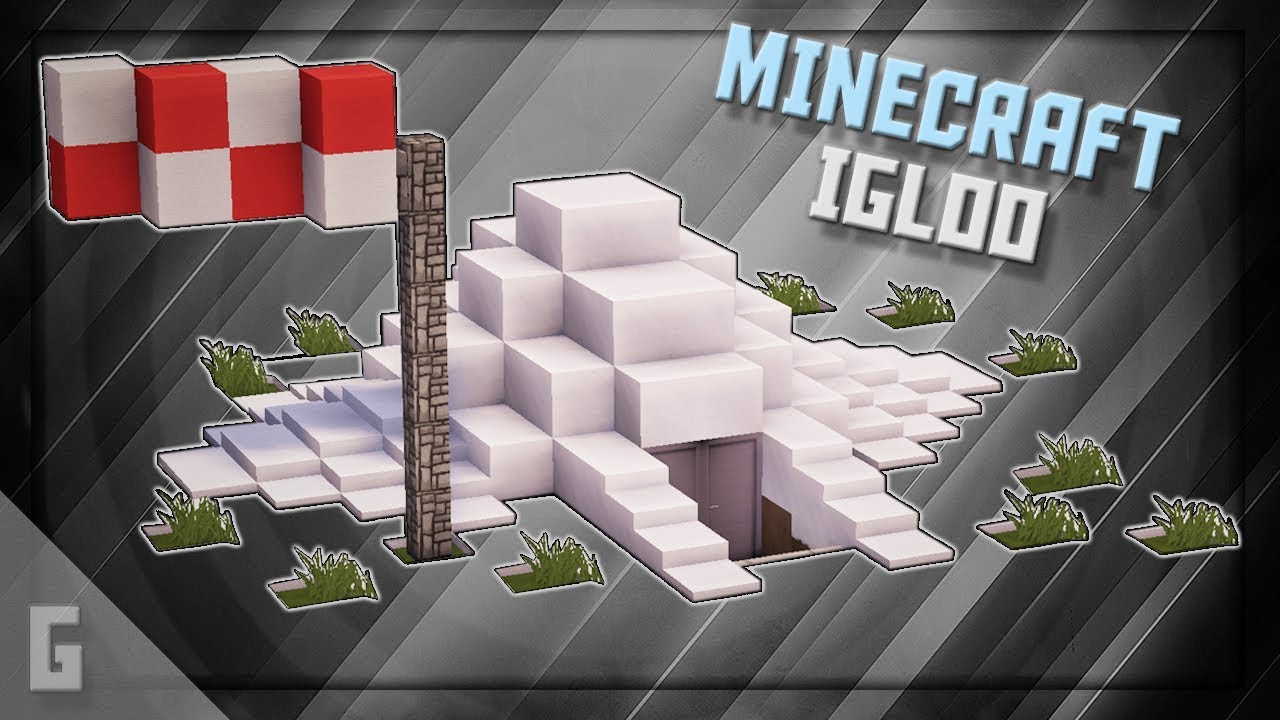 How to Build an IGLOO in Minecraft!