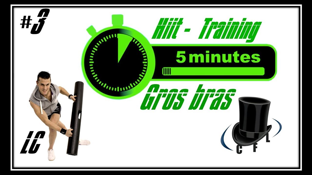 5 minutes Hiit training - big arms