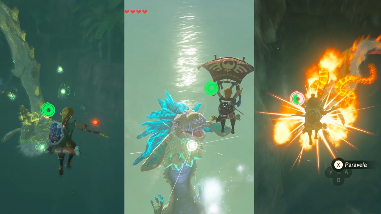 Zelda - Miniguida, Droppare dai tre Draghi Leggendari in maniera semplice.