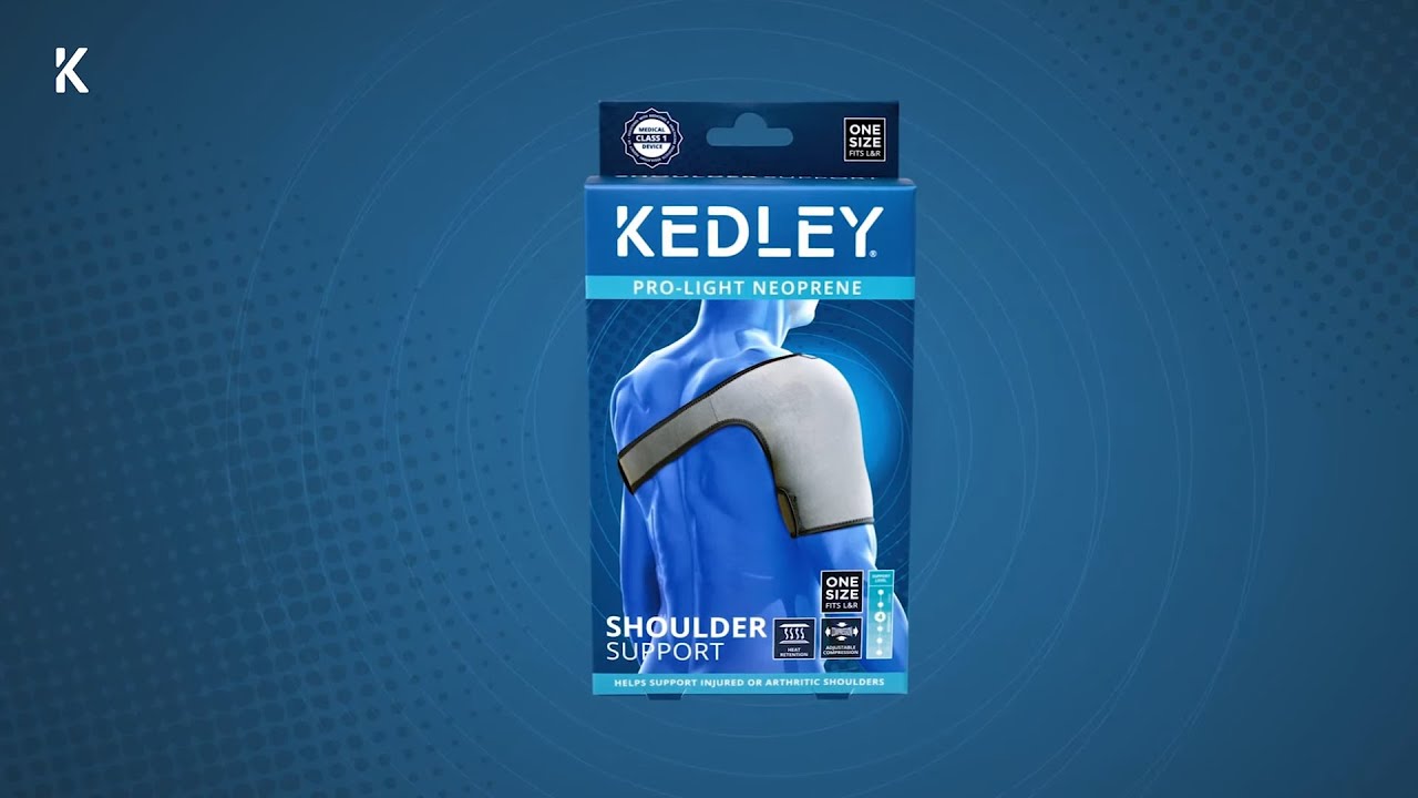 KEDLEY Neoprene Shoulder Support - Information & Fitting Instructions